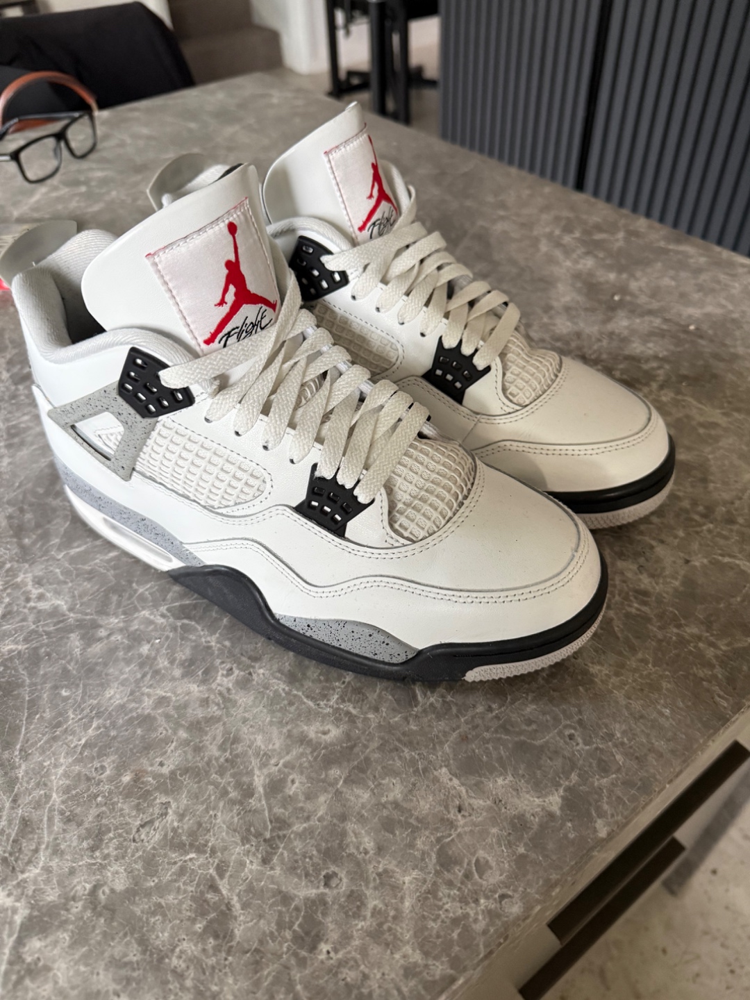 Air Jordan 4 White Cement